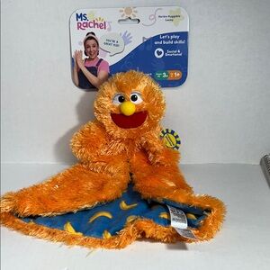 Ms. Rachel's Orange Plush Lovey Toy